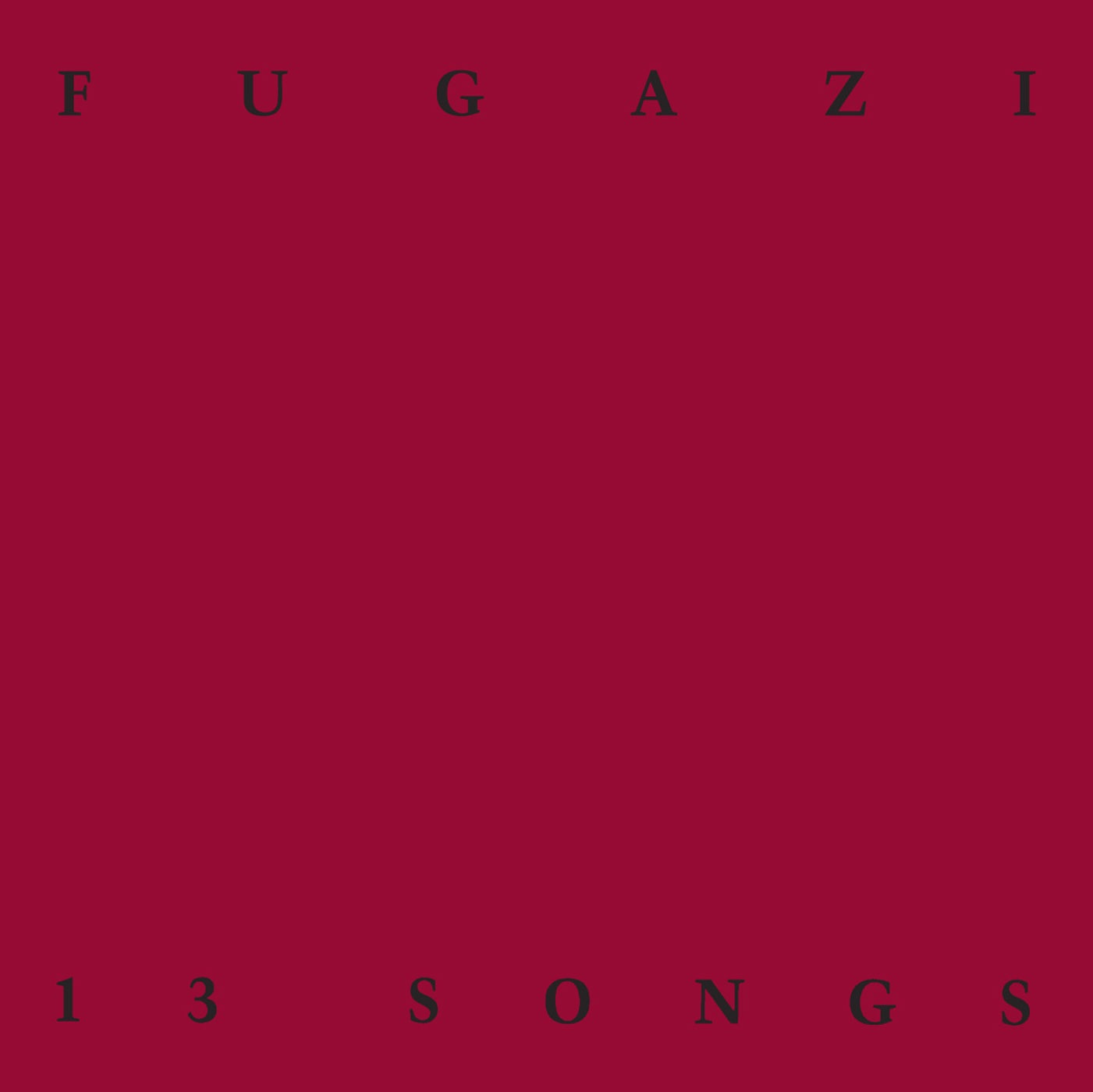 Album cover for 13 Songs by Fugazi