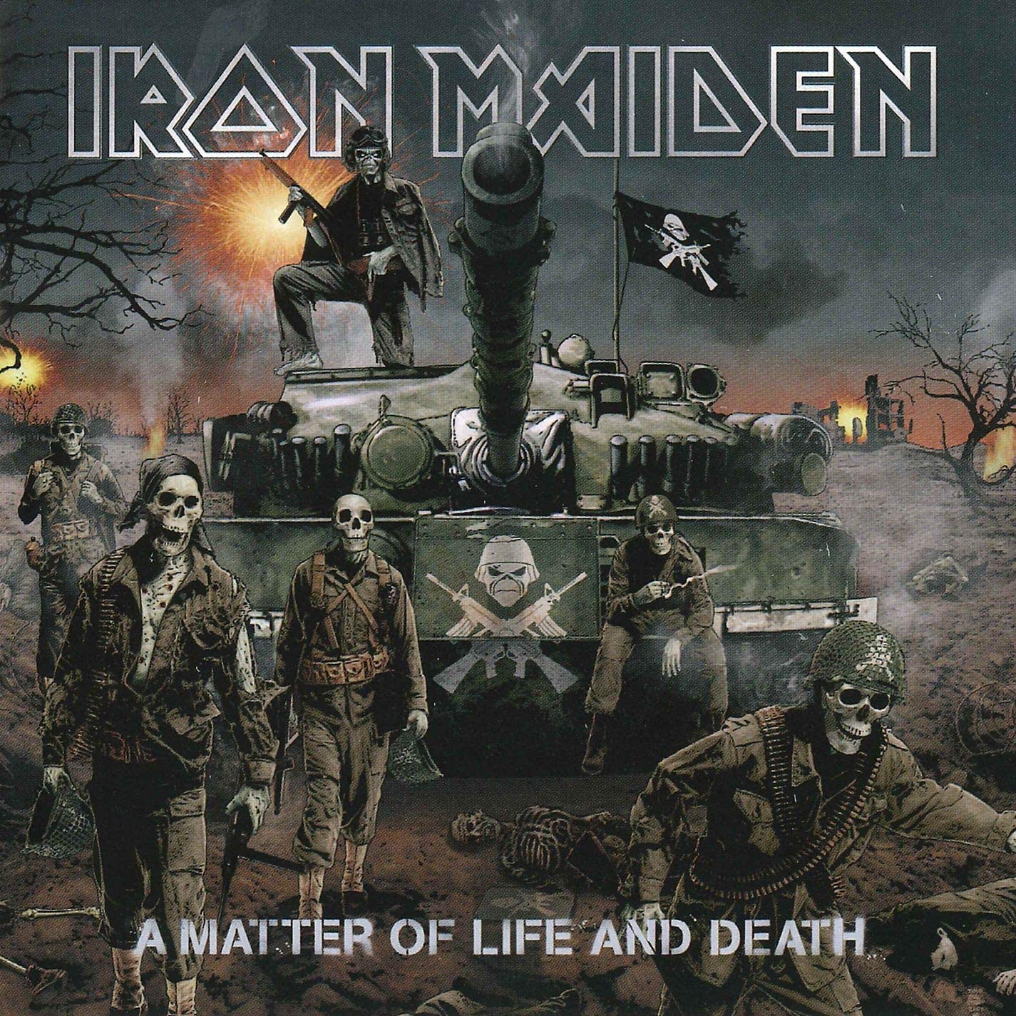 Album cover for A Matter of Life and Death by Iron Maiden