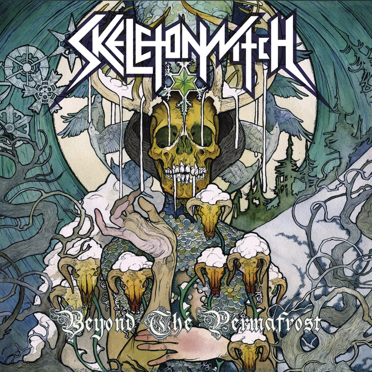 Album cover for Beyond the Permafrost by Skeletonwitch