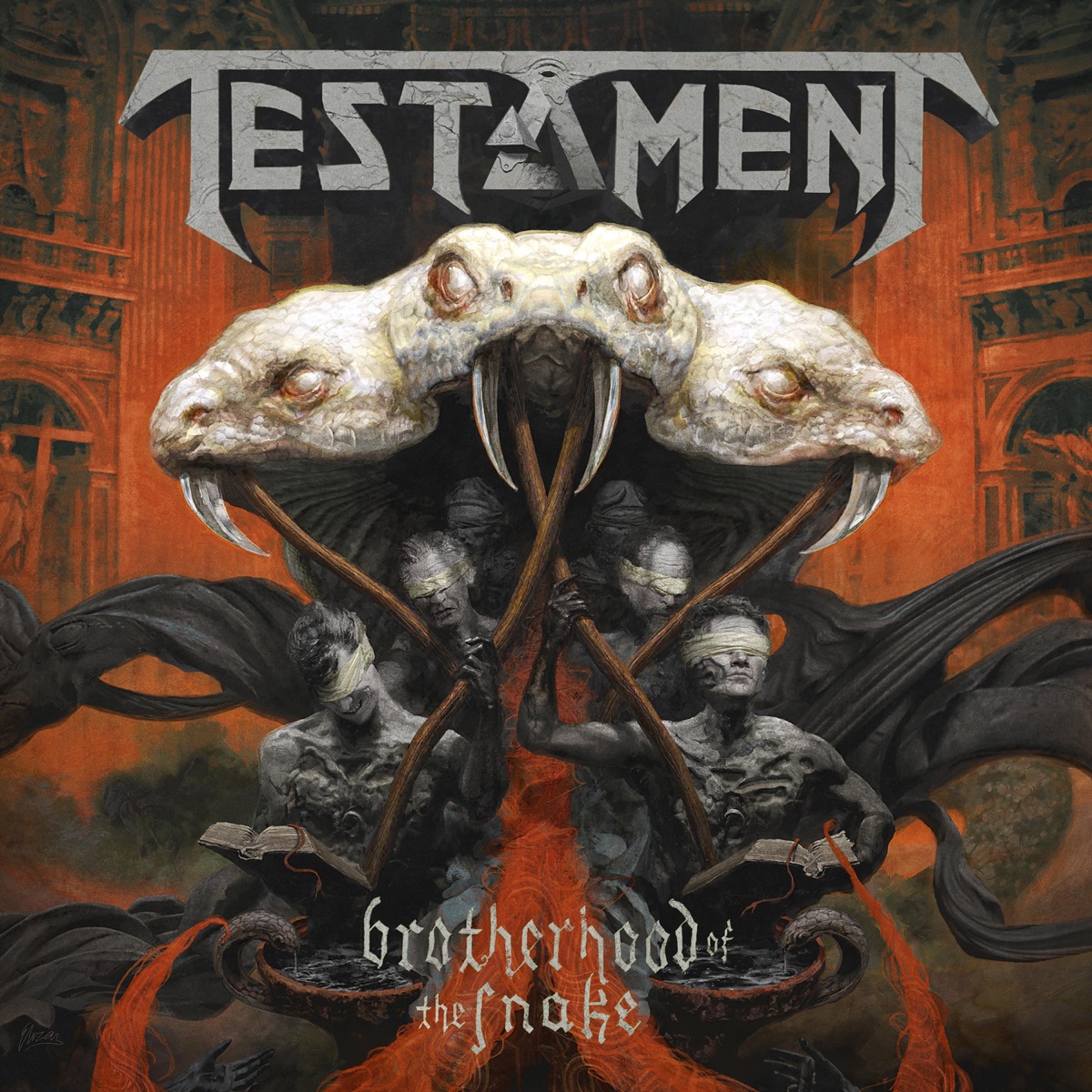 Album cover for Brotherhood of the Snake by Testament