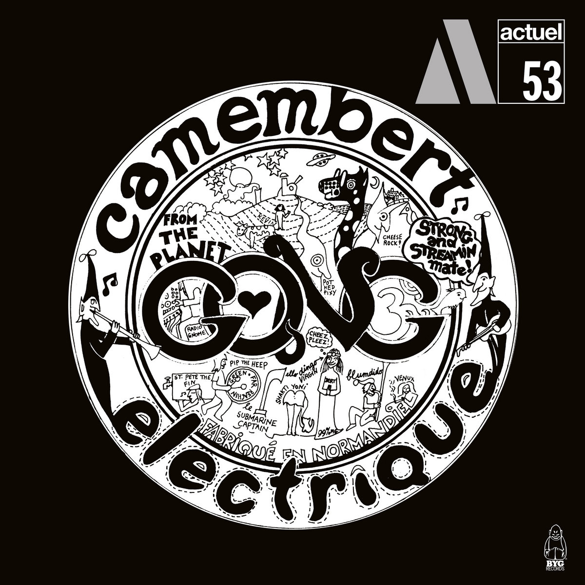 Album cover for Camembert Electrique by Gong