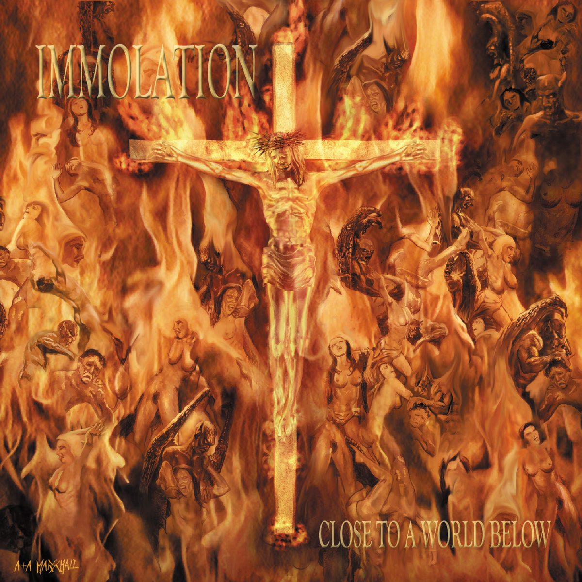 Album cover for Close to a World Below by Immolation