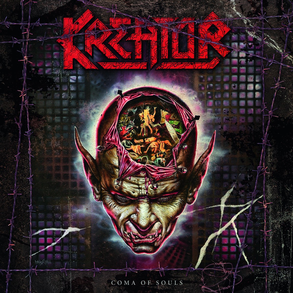 Album cover for Coma of Souls by Kreator