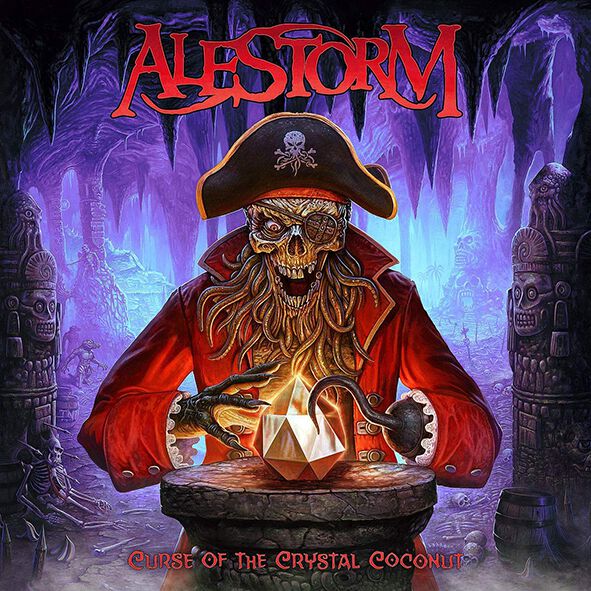 Album cover for Curse of the Crystal Coconut by Alestorm