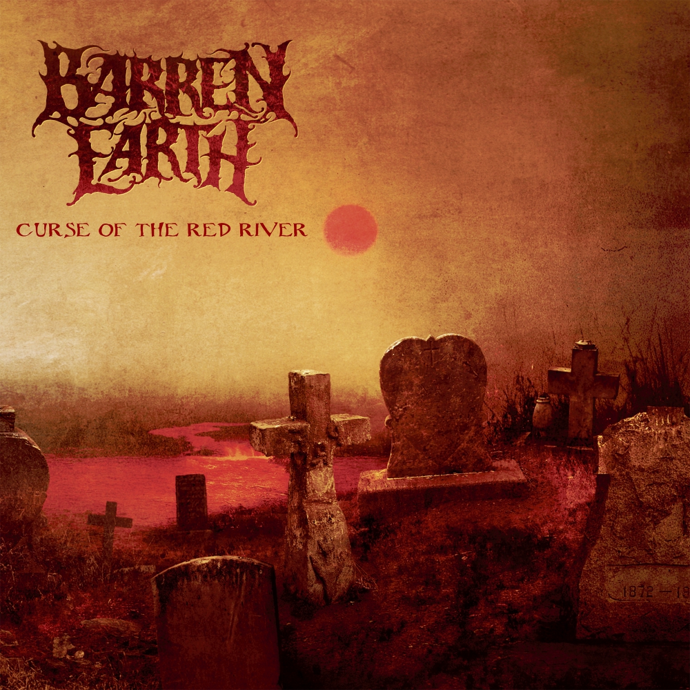 Album cover for Curse of the Red River by Barren Earth