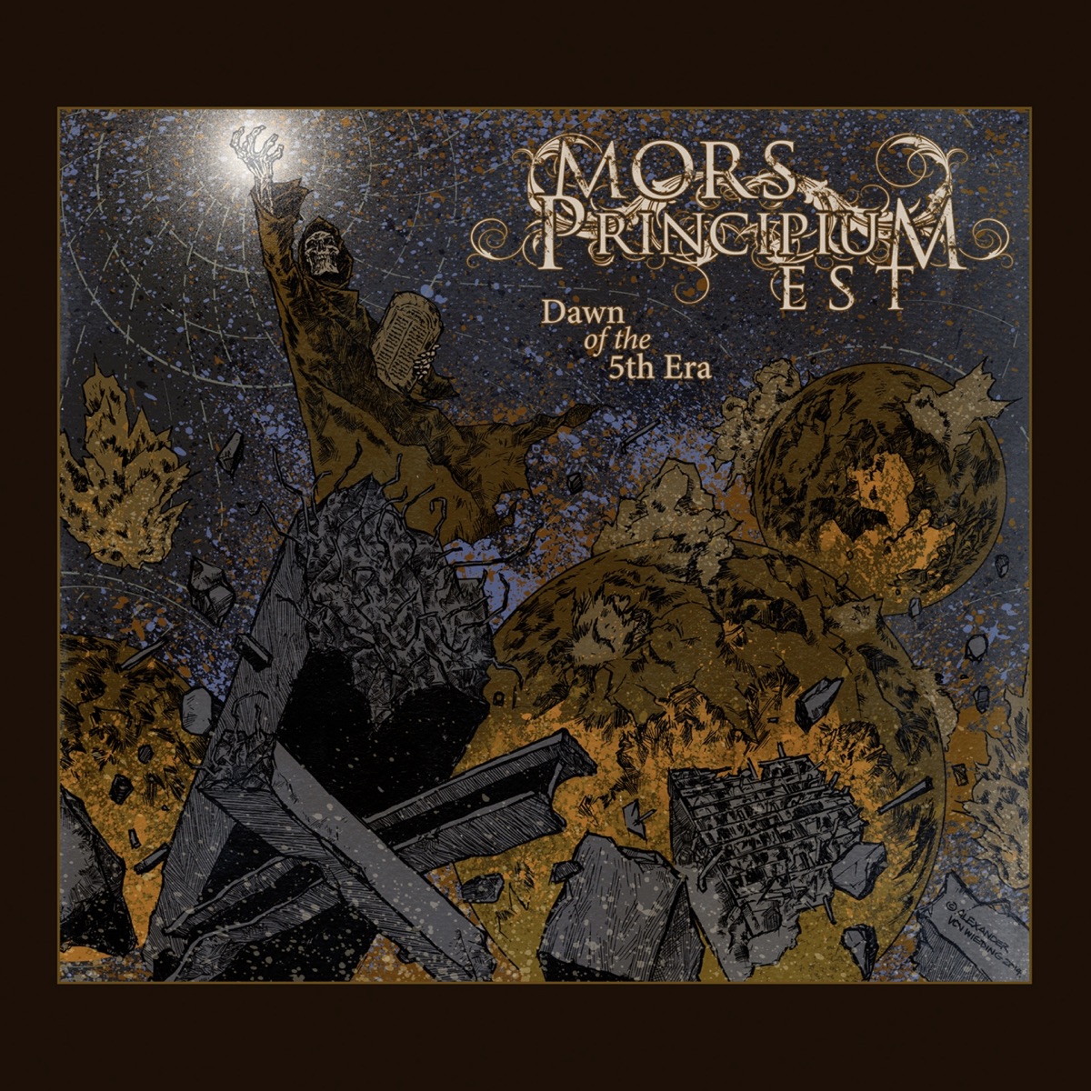 Album cover for Dawn of the 5th Era by Mors Principium Est