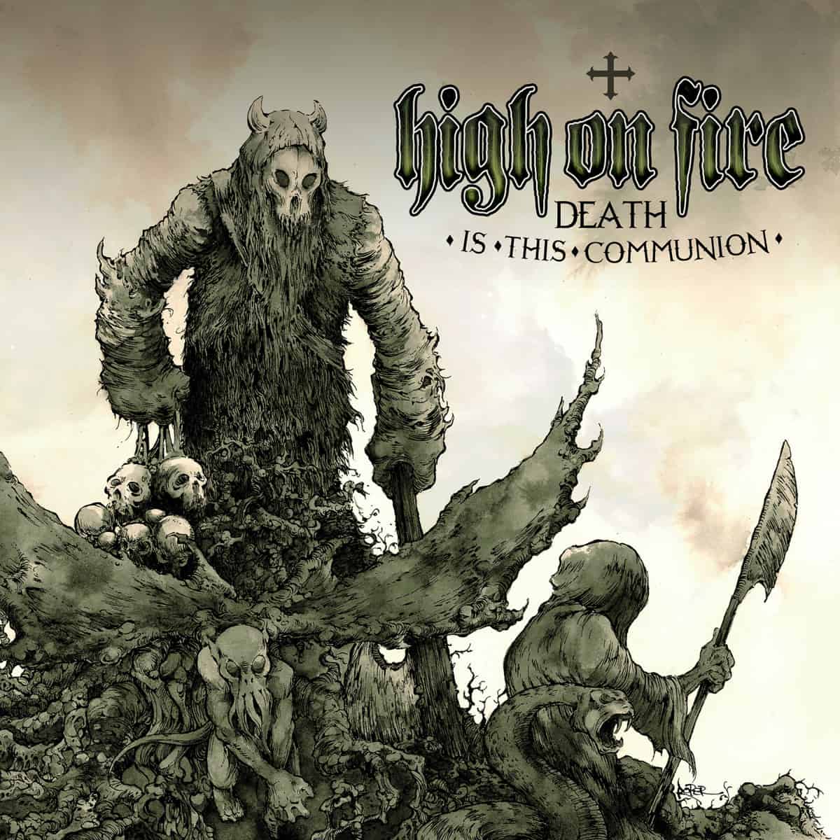 Album cover for Death Is This Communion by High on Fire