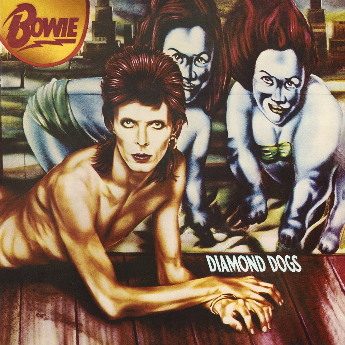 Album cover for Diamond Dogs by David Bowie