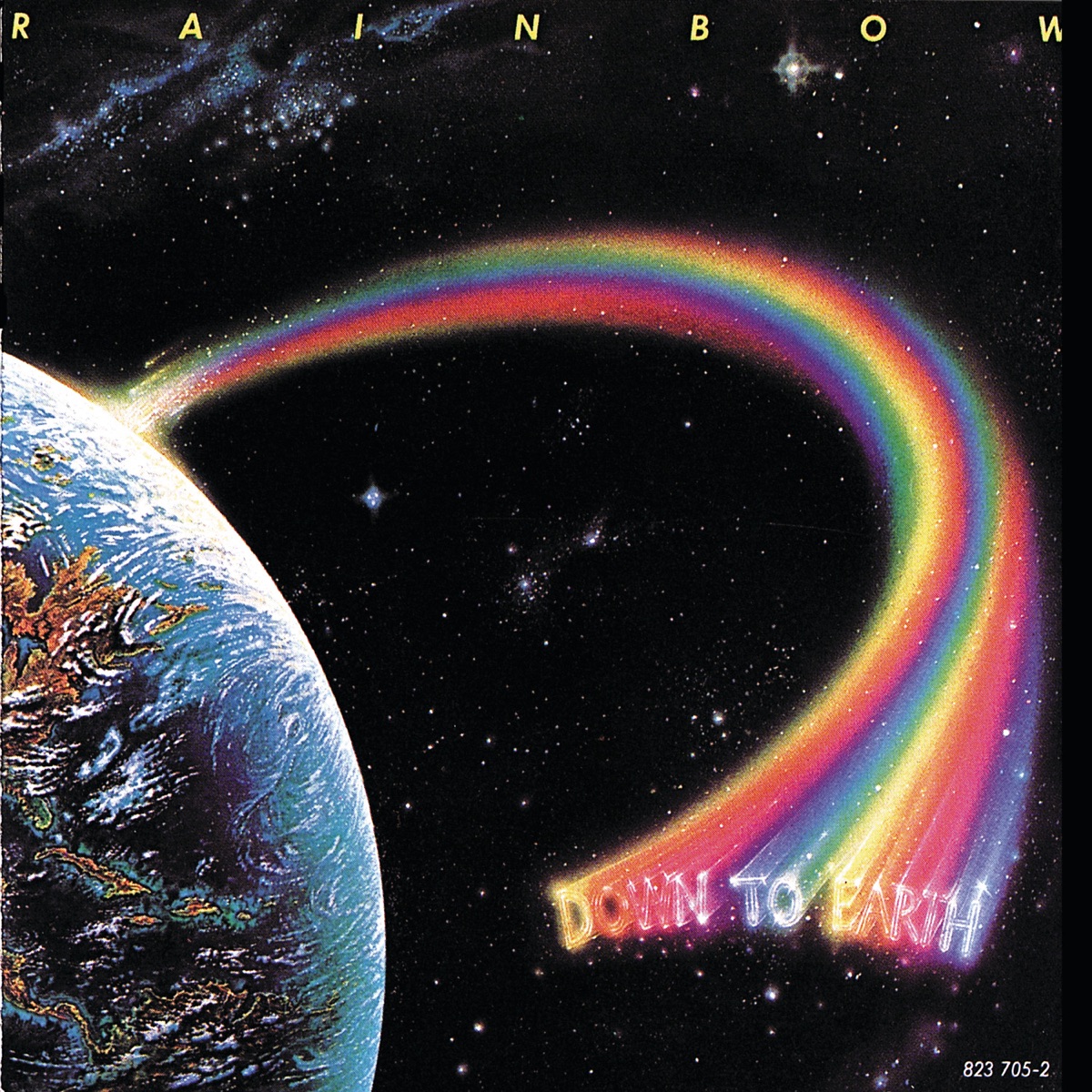 Album cover for Down to Earth by Rainbow
