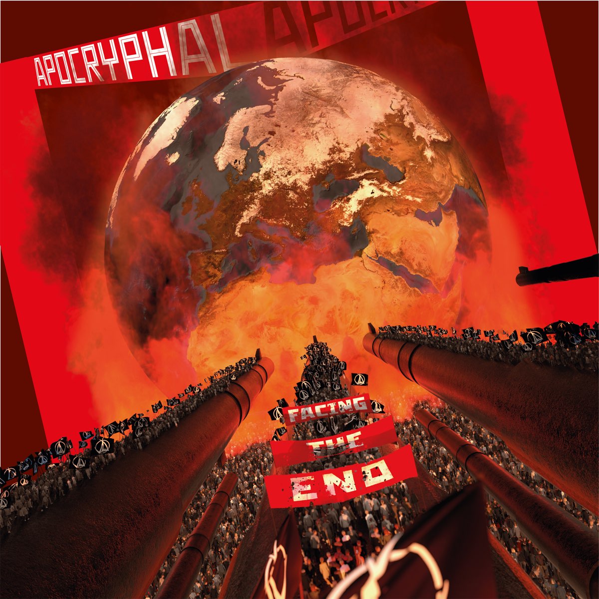 Album cover for Facing the End by Apocryphal