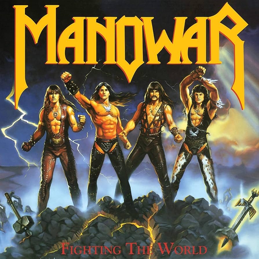 Album cover for Fighting the World by Manowar