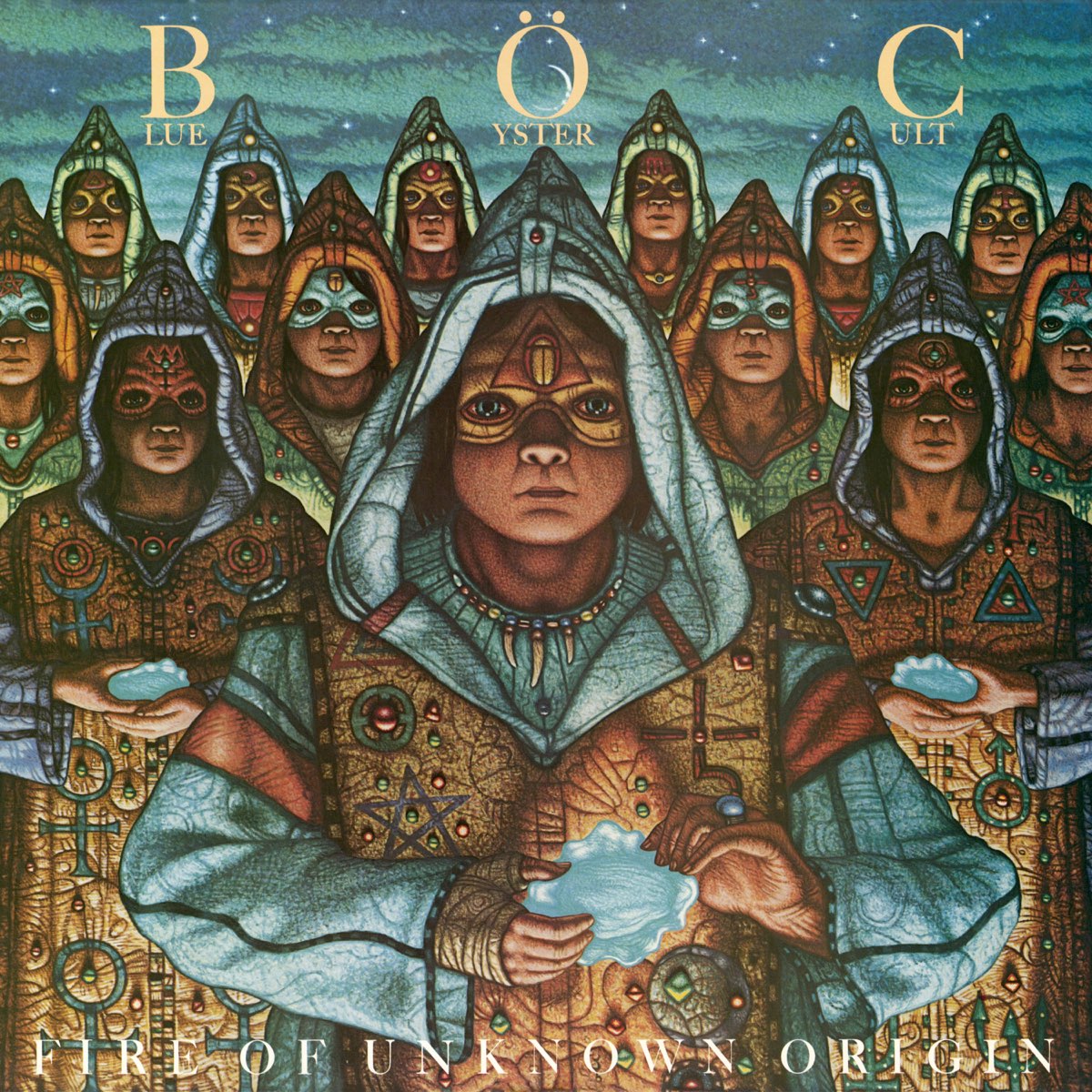 Album cover for Fire of Unknown Origin by Blue Öyster Cult