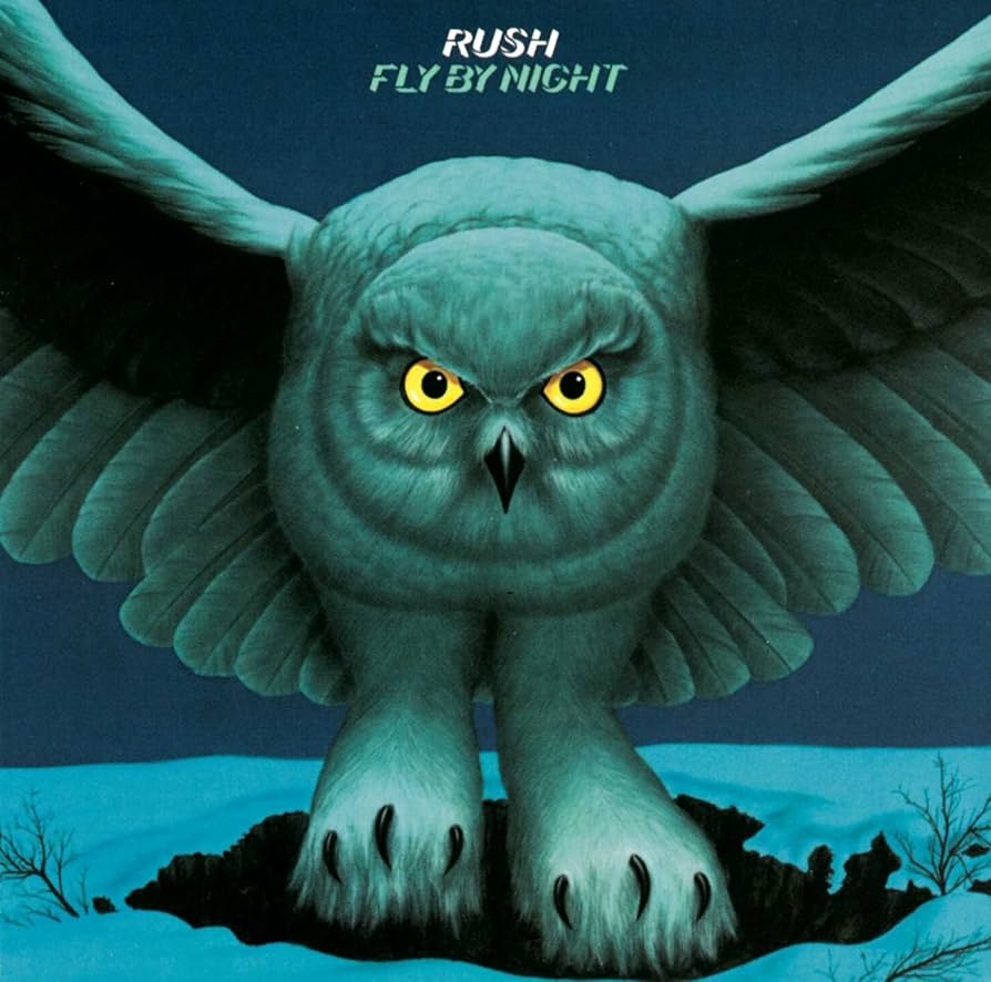 Album cover for Fly by Night by Rush