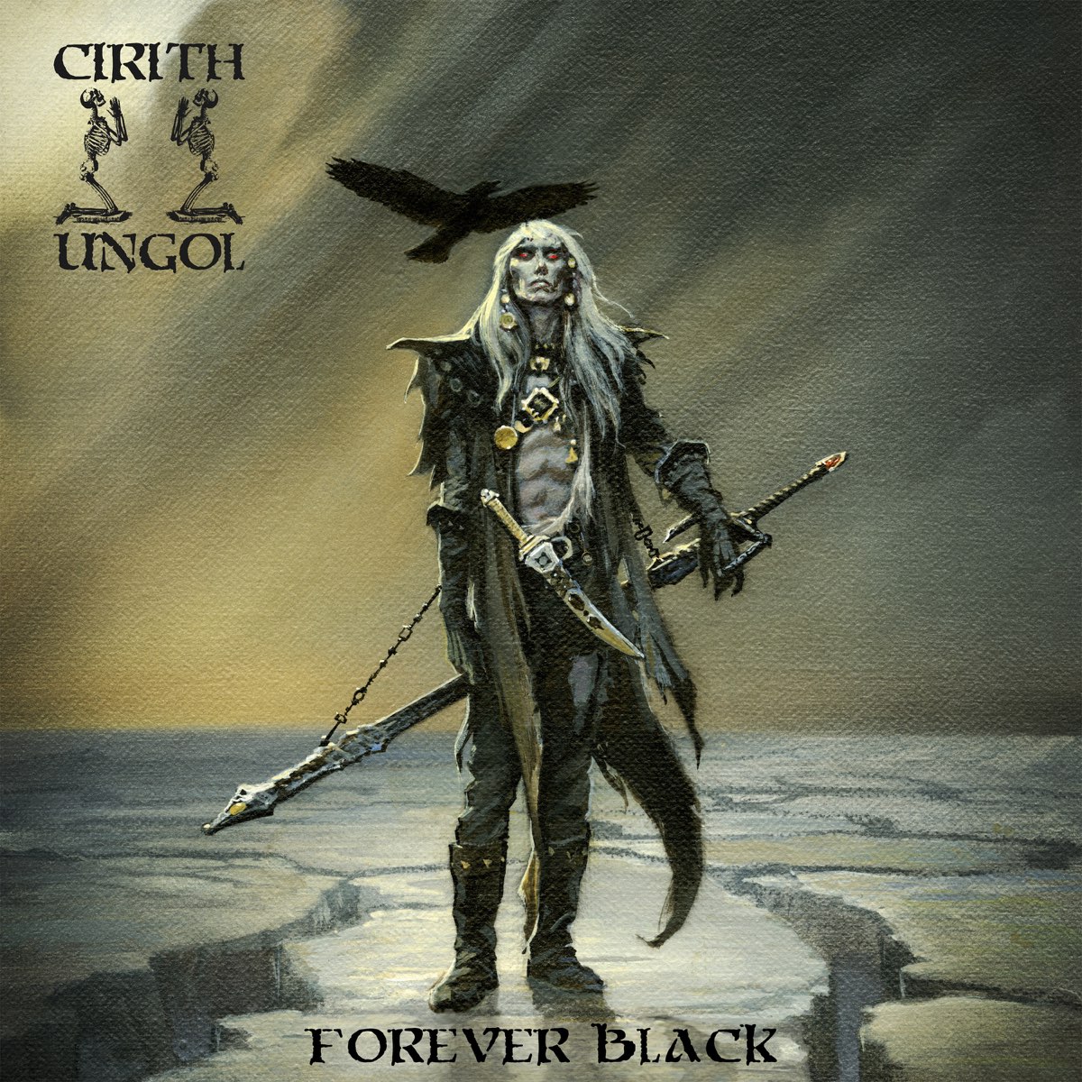 Album cover for Forever Black by Cirith Ungol