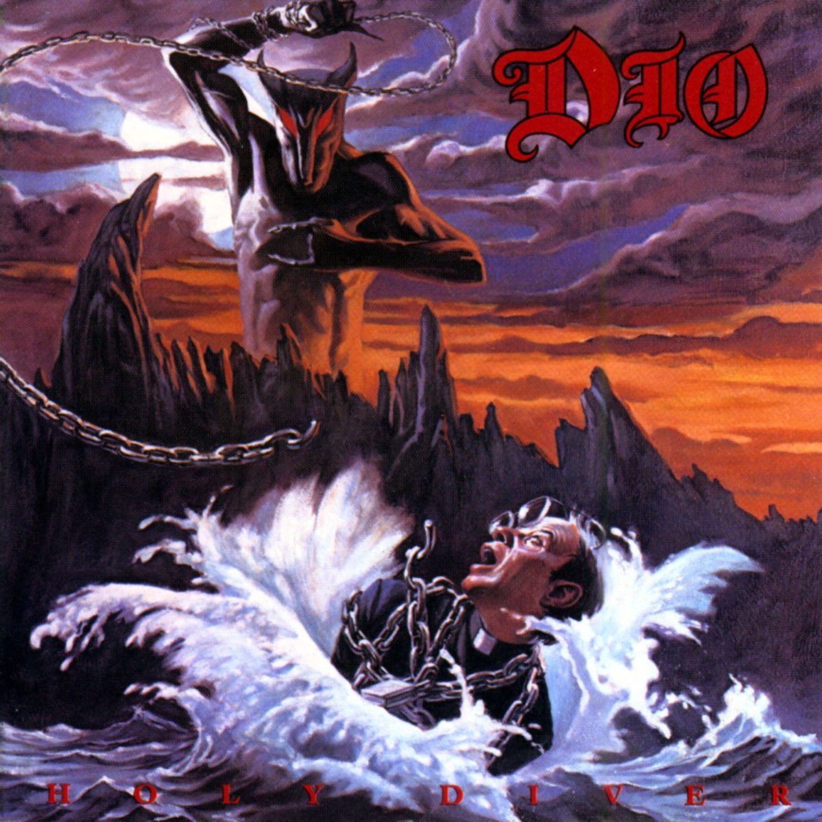 Album cover for Holy Diver by Dio