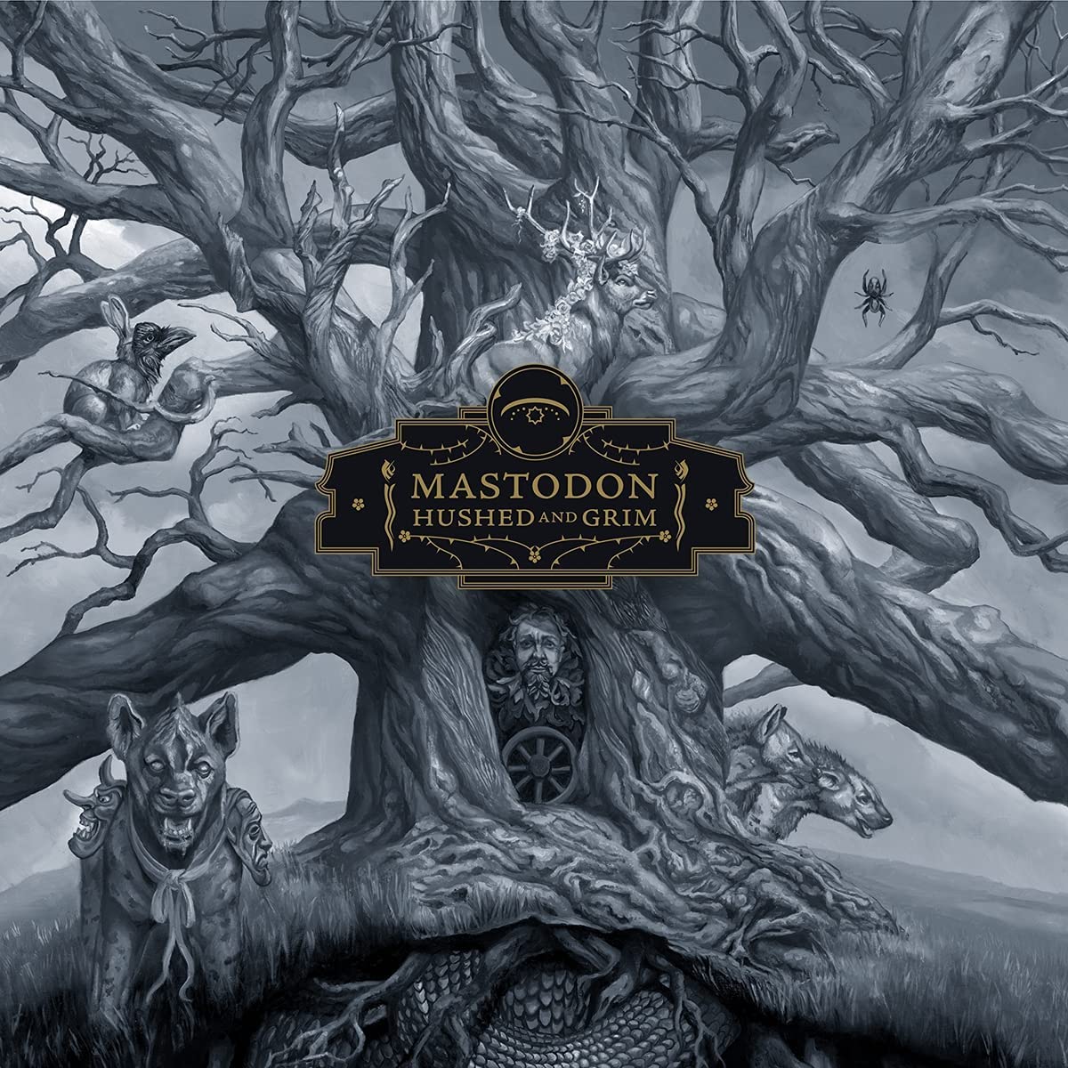 Album cover for Hushed and Grim by Mastodon
