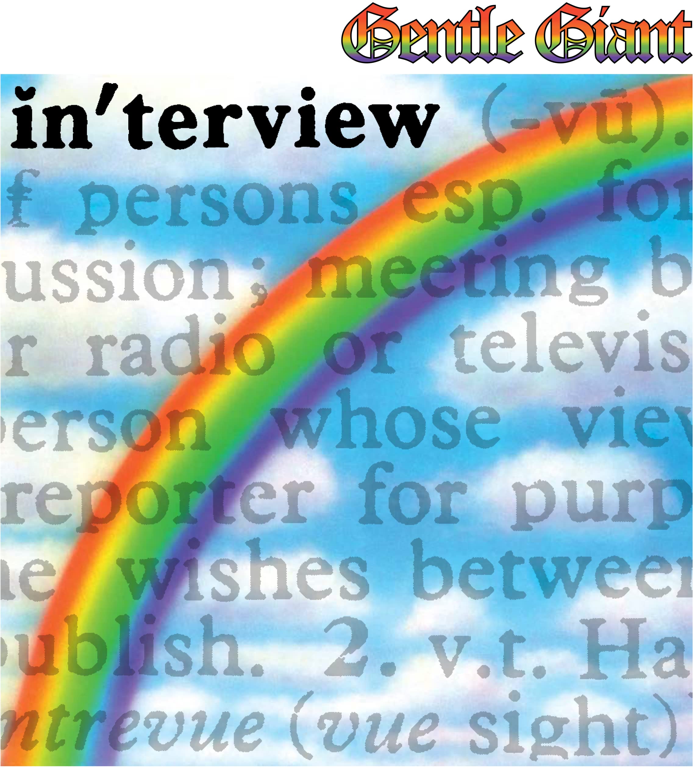 Album cover for Interview by Gentle Giant