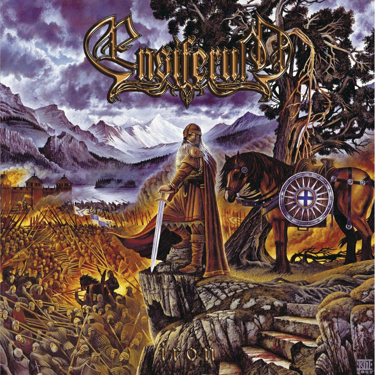 Album cover for Iron by Ensiferum