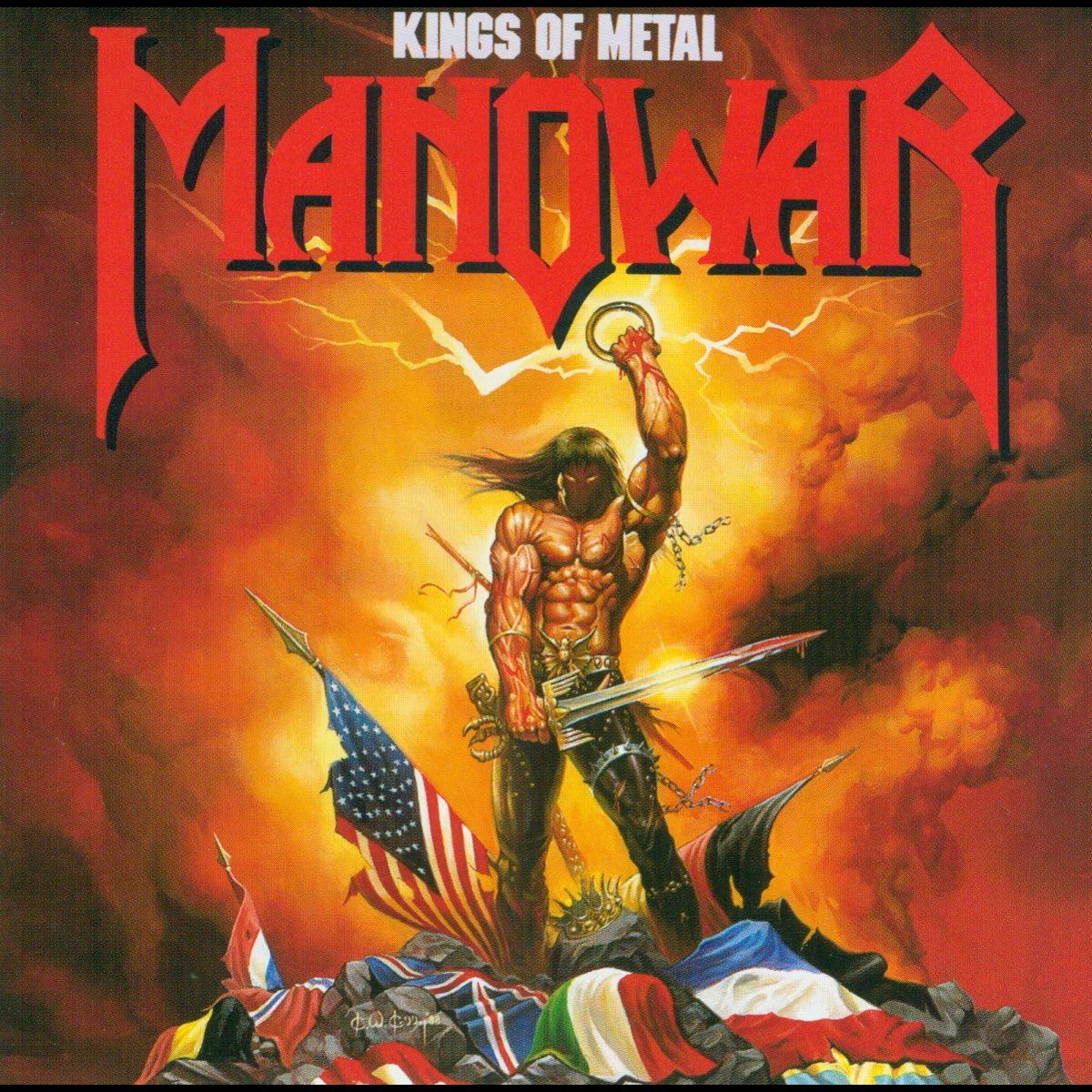 Album cover for Kings of Metal by Manowar