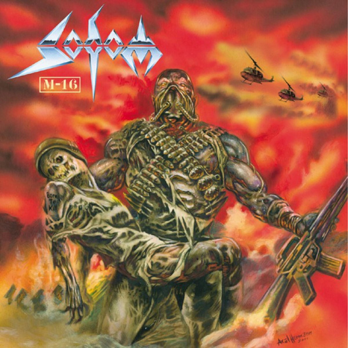 Album cover for M-16 by Sodom