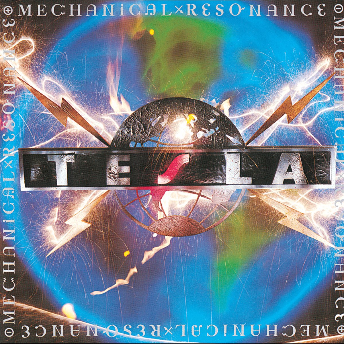Album cover for Mechanical Resonance by Tesla