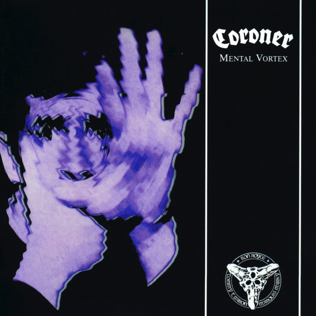 Album cover for Mental Vortex by Coroner