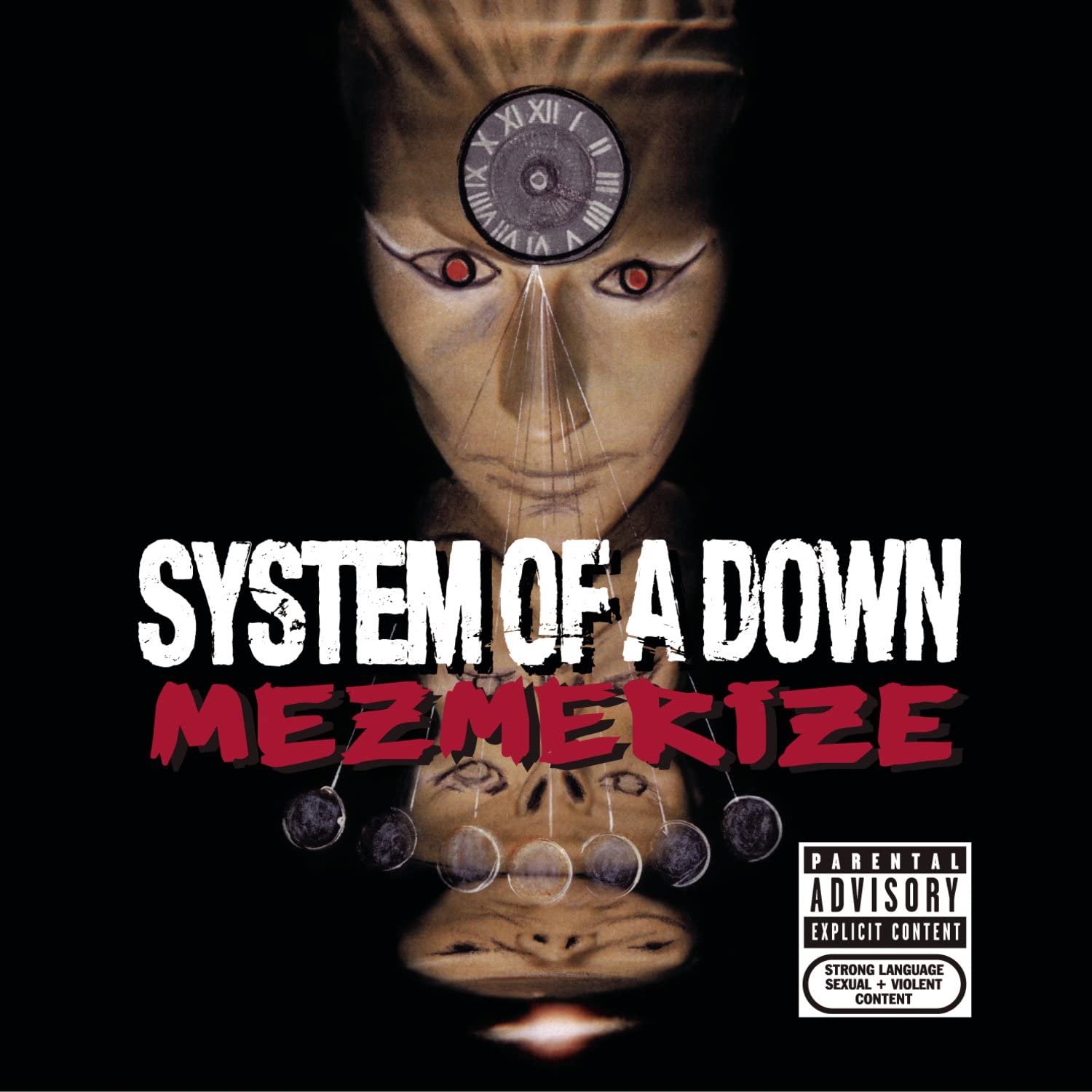 Album cover for Mezmerize by System of a Down