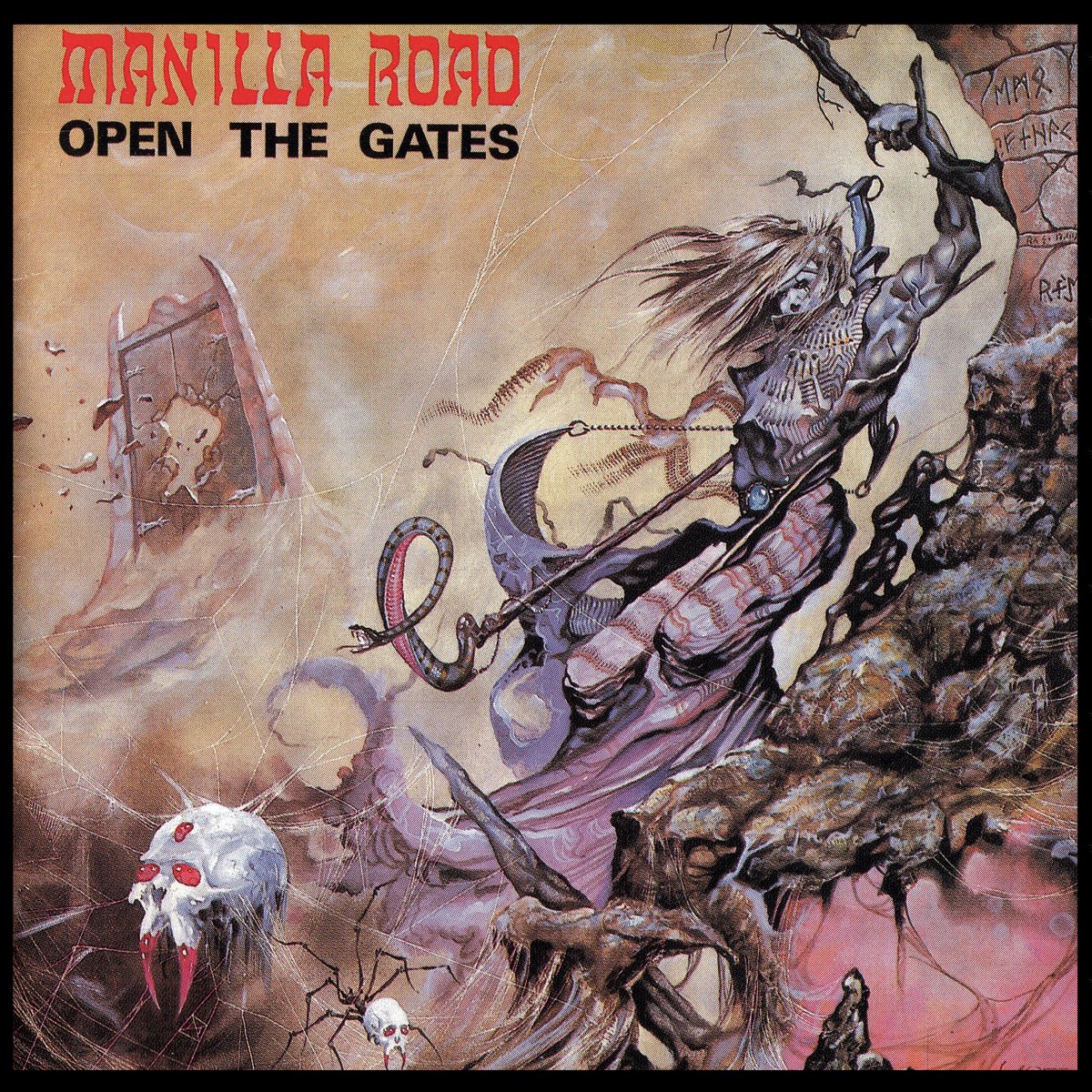 Album cover for Open the Gates by Manilla Road