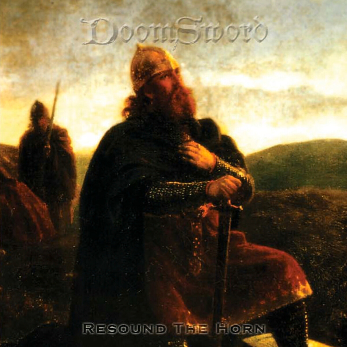 Album cover for Resound the Horn by Doomsword