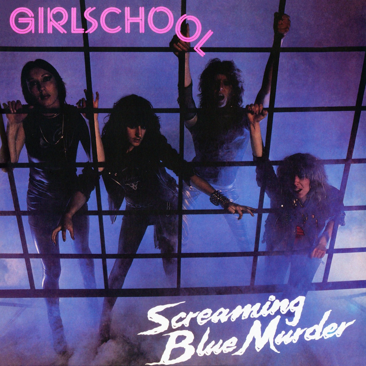 Album cover for Screaming Blue Murder by Girlschool