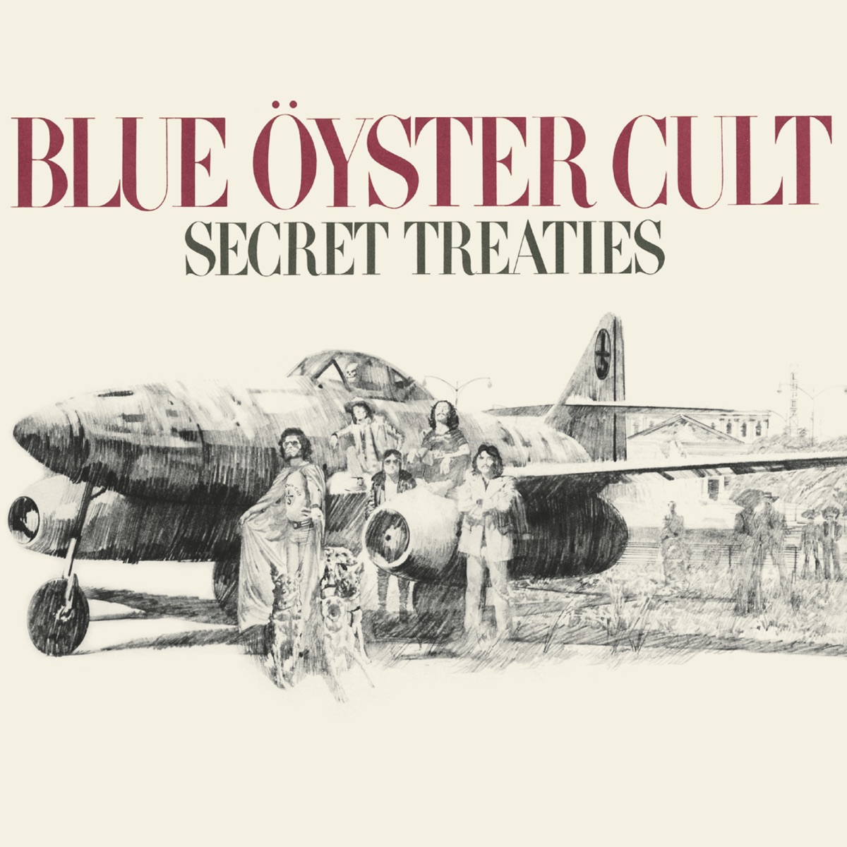 Album cover for Secret Treaties by Blue Öyster Cult