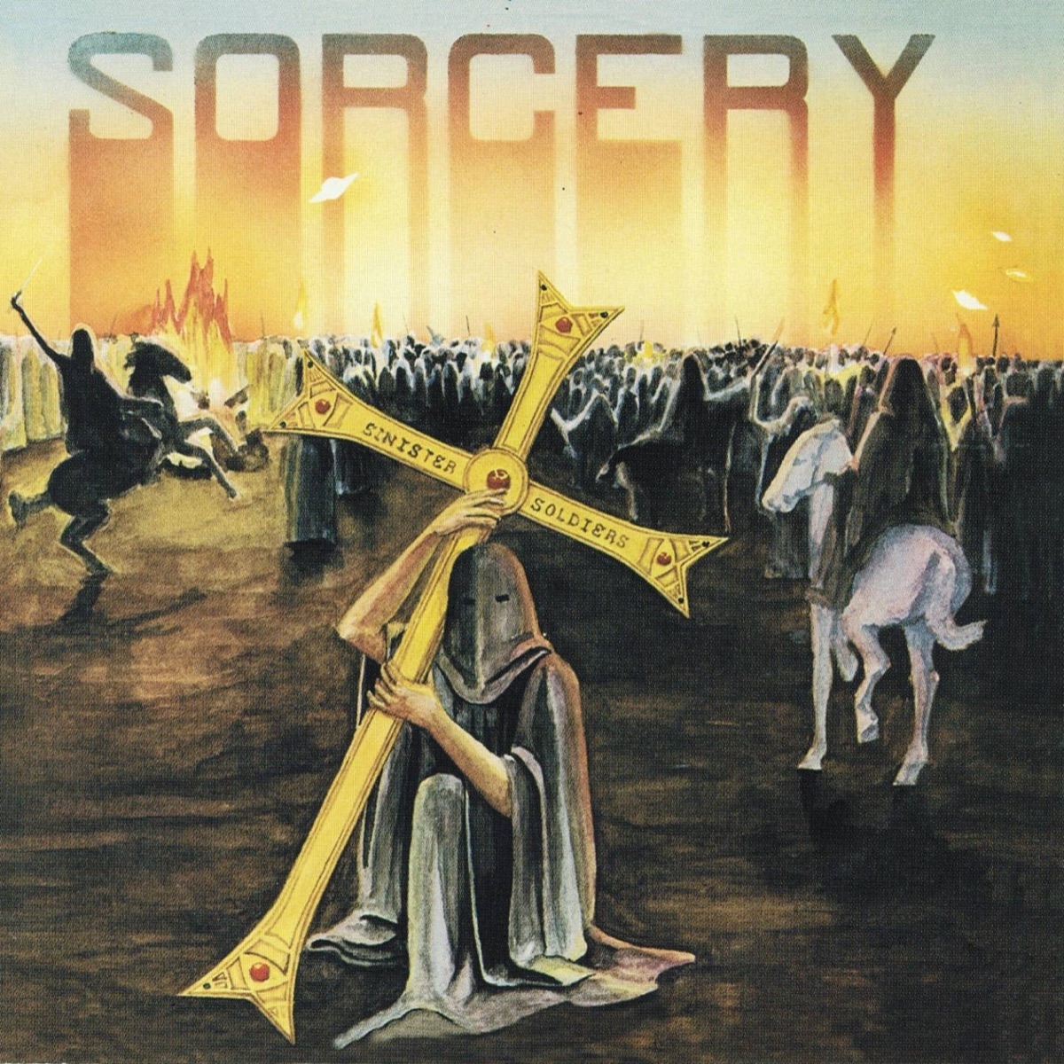 Album cover for Sinister Soldiers by Sorcery