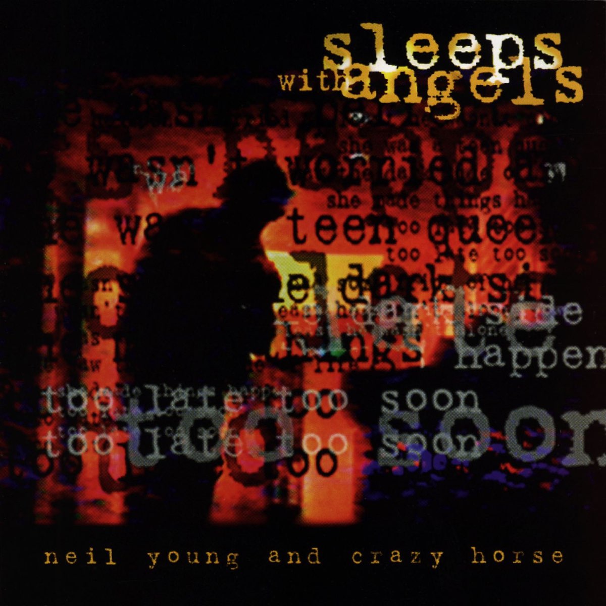 Album cover for Sleeps with Angels by Neil Young and Crazy Horse