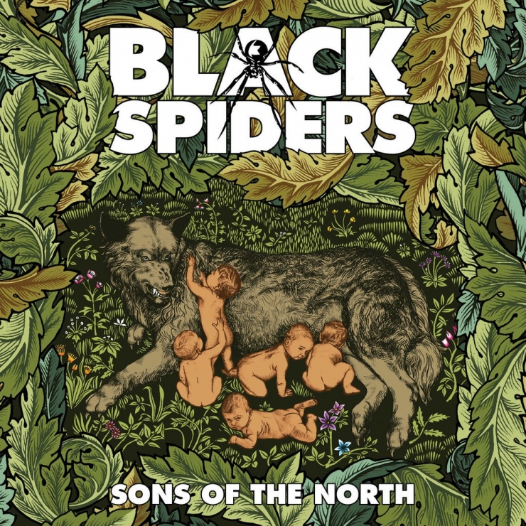 Album cover for Sons of the North by Black Spiders