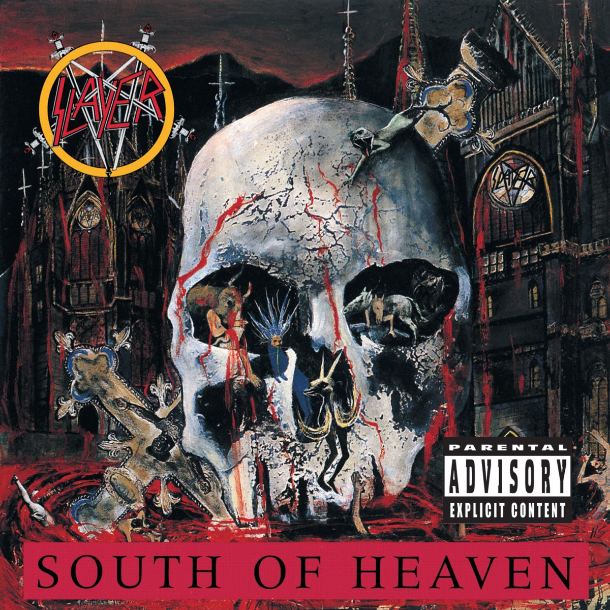Album cover for South of Heaven by Slayer