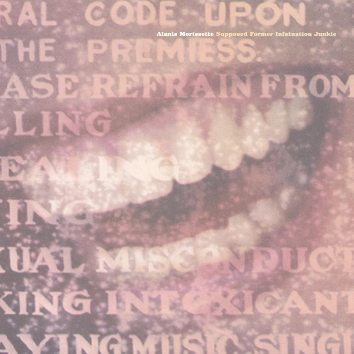 Album cover for Supposed Former Infatuation Junkie by Alanis Morissette