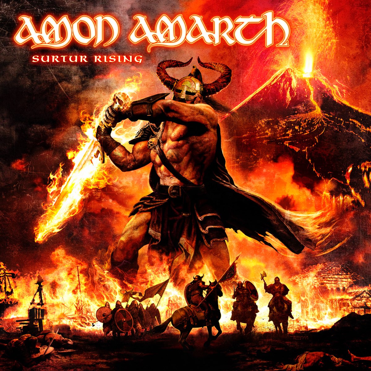 Album cover for Surtur Rising by Amon Amarth