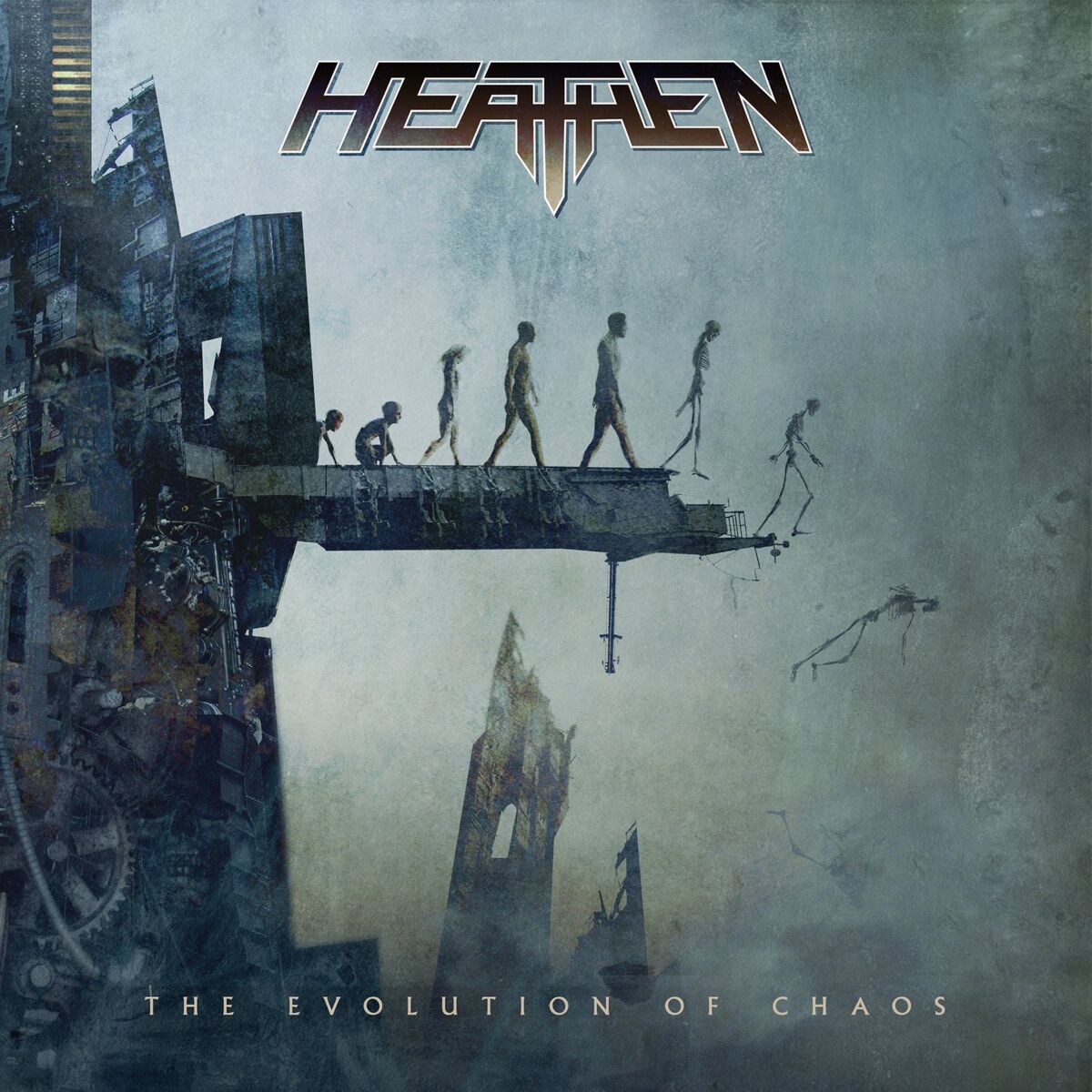 Album cover for The Evolution of Chaos by Heathen