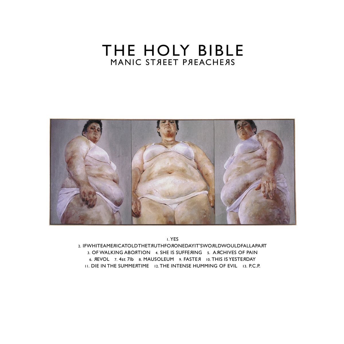 Album cover for The Holy Bible by Manic Street Preachers