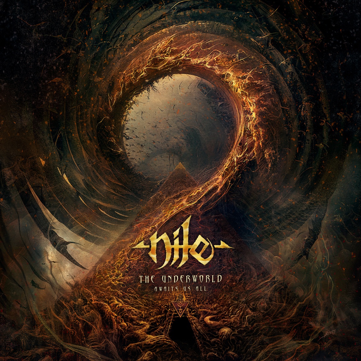Album cover for The Underworld Awaits Us All by Nile