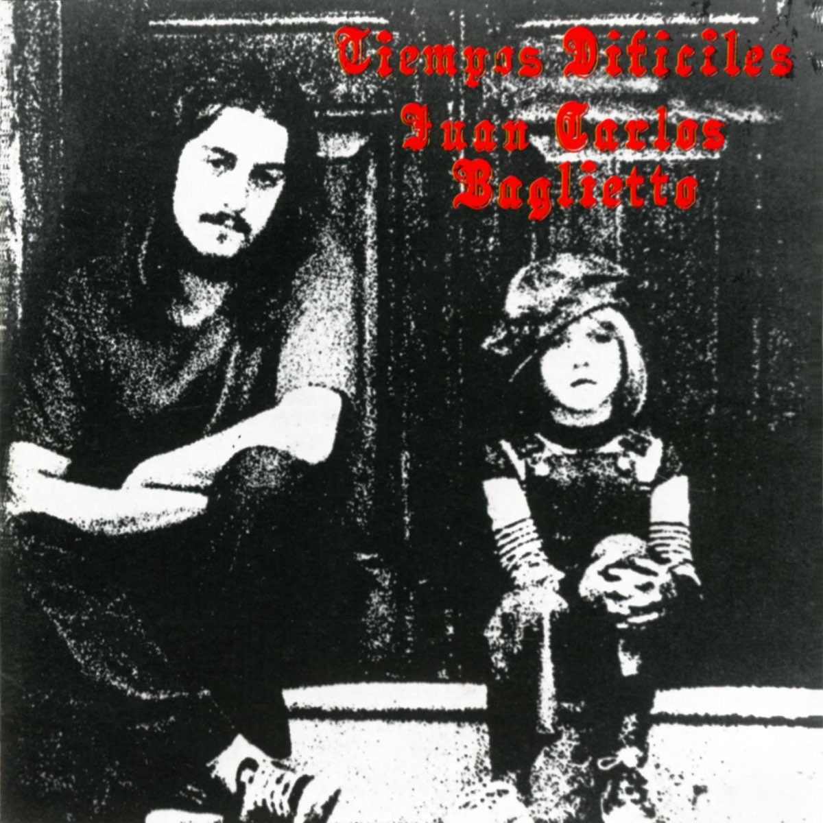 Album cover for Tiempos difíciles by Juan Carlos Baglietto