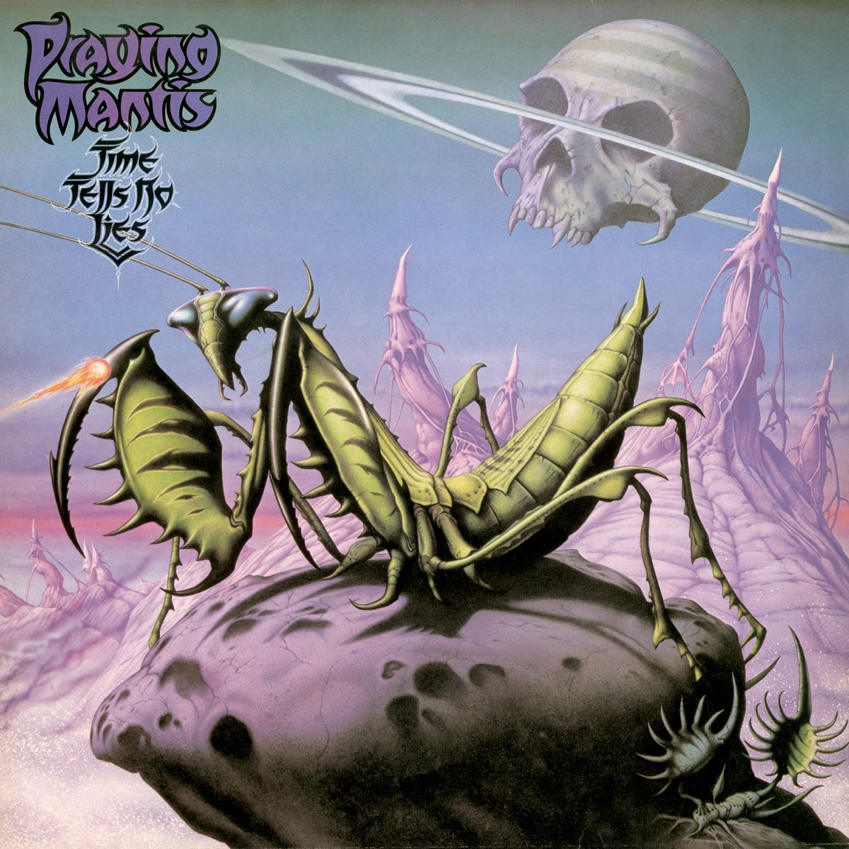 Album cover for Time Tells No Lies by Praying Mantis