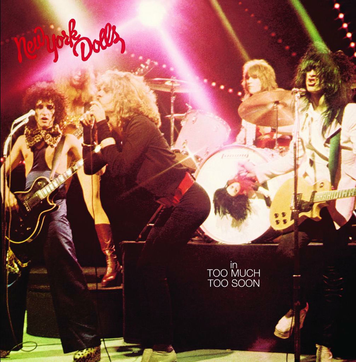 Album cover for Too Much Too Soon by New York Dolls