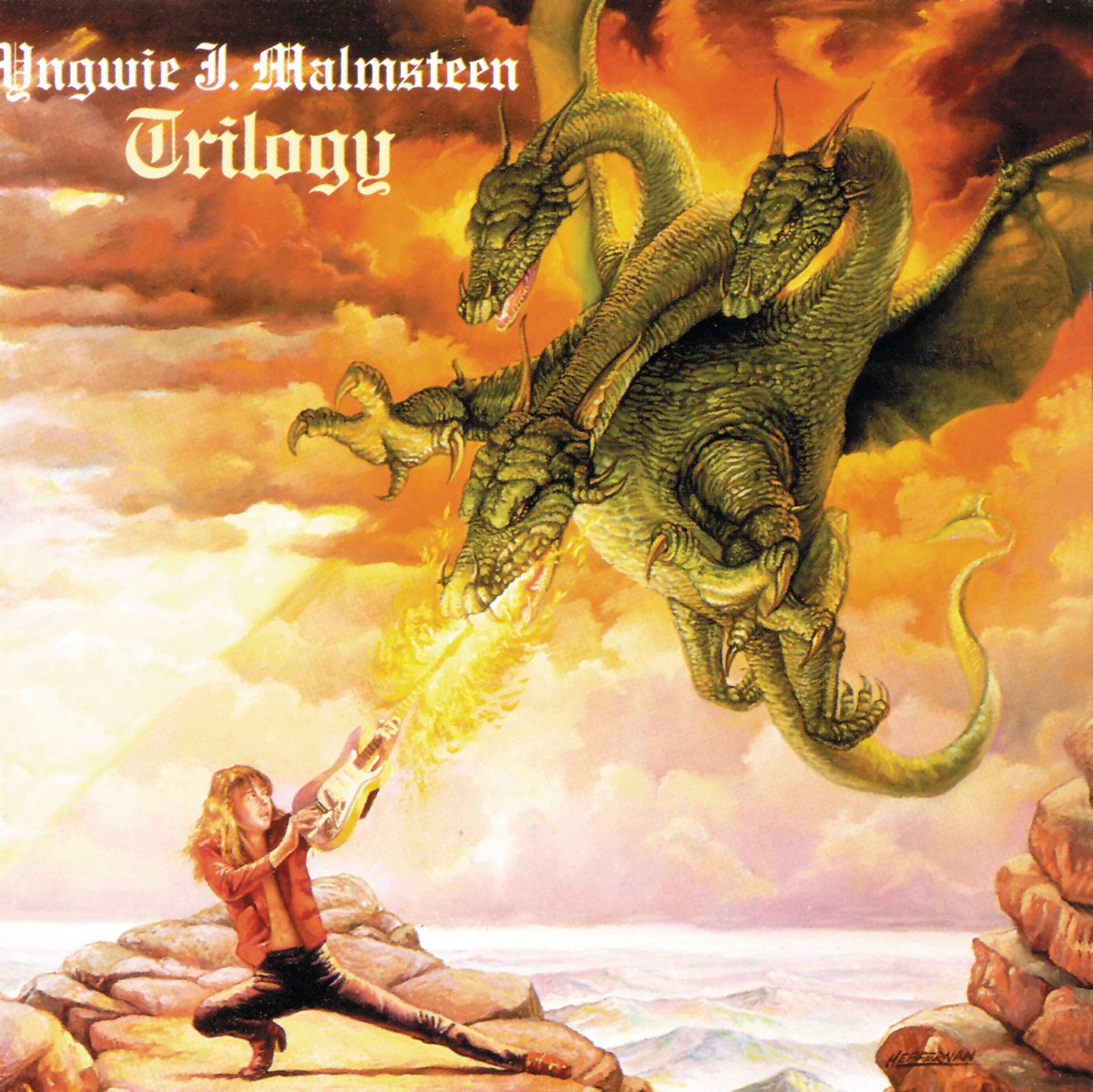 Album cover for Trilogy by Yngwie J. Malmsteen