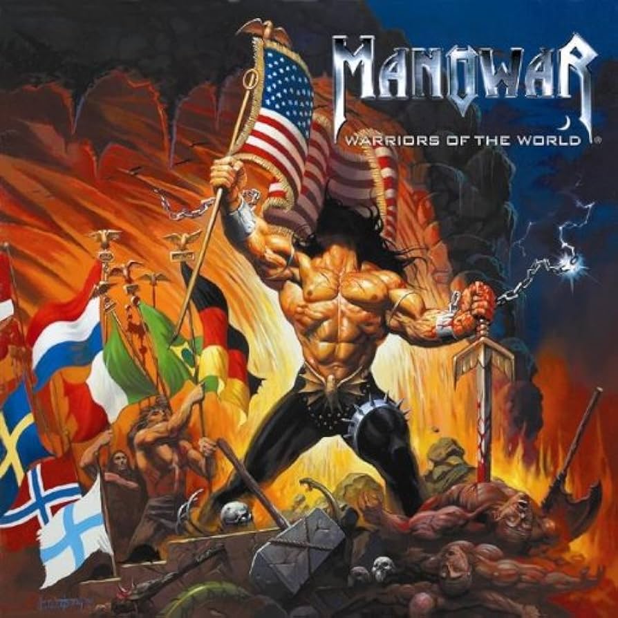 Album cover for Warriors of the World by Manowar