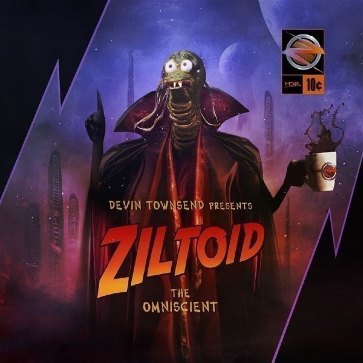 Album cover for Ziltoid the Omniscient by Devin Townsend