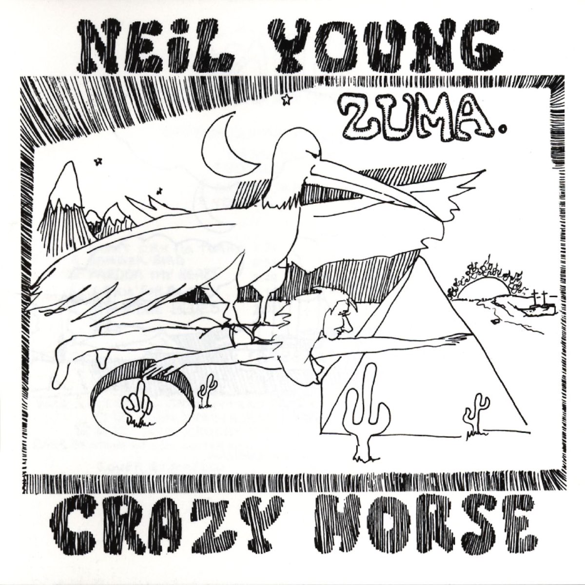 Album cover for Zuma by Neil Young and Crazy Horse